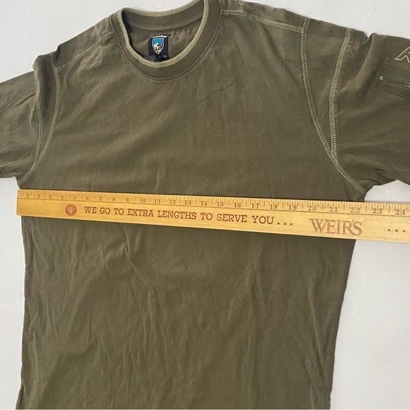 Kuhl Organic Cotton T-Shirt Men's Large Crew Tee Hiking - Picture 9 of 10